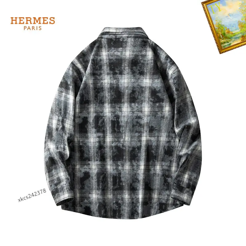 hermes chemises manches longues pour homme s_12603521